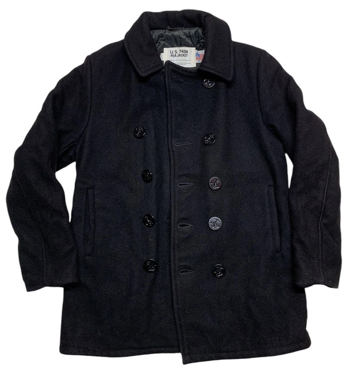 Schott SCHOTT NYC US J40N PEA JACKET Size US M / EU 48-50 / 2 - 12 Thumbnail