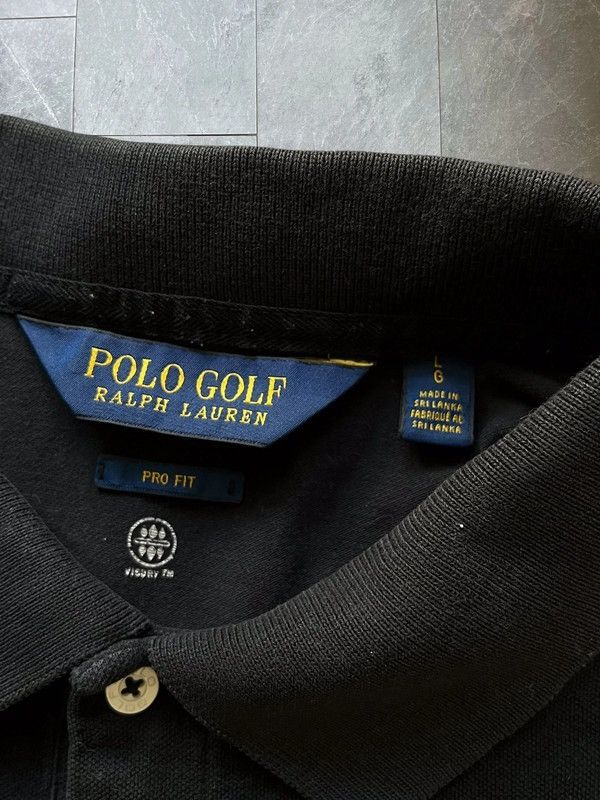 Polo Ralph Lauren Ralph Lauren Polo Golf Pro Fit Sz L Small Pony Black White Size US L / EU 52-54 / 3 - 7 Thumbnail