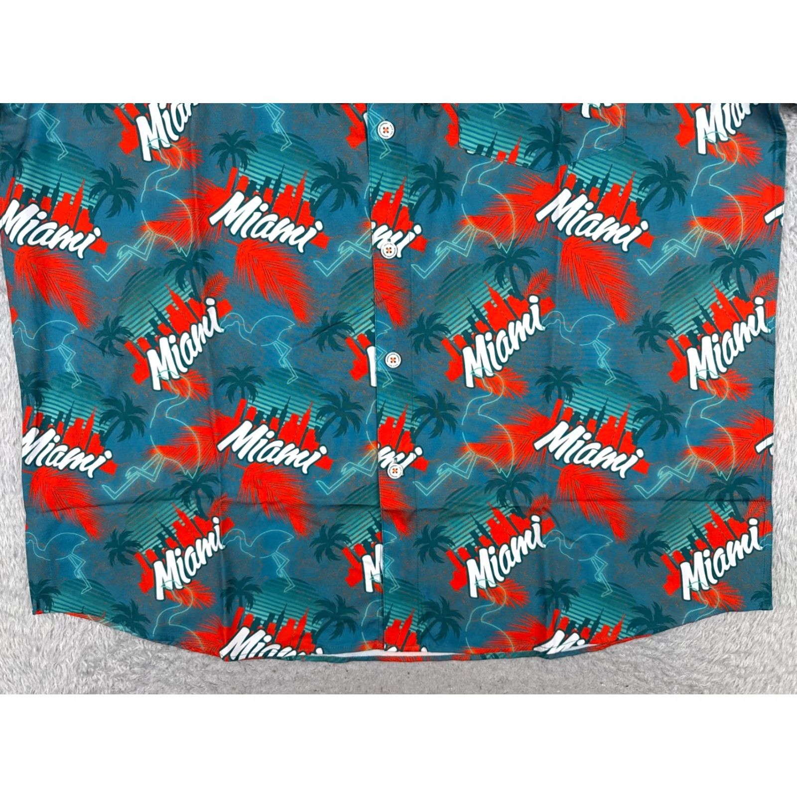 Vintage Dixxon Shirt Men 2XL Floral Blue Polyester Hawaiian 90s Party Casual Button-Up Size US XXL / EU 58 / 5 - 5 Thumbnail