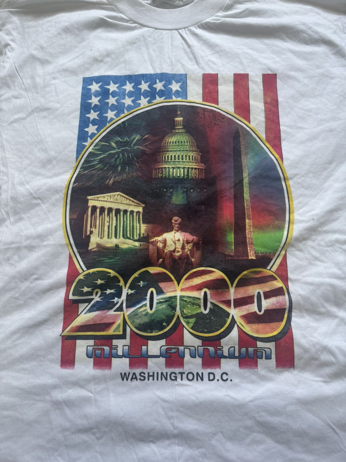 Other Y2K 2000 Washington DC Millennium Tee XL Size US XL / EU 56 / 4 - 3 Thumbnail