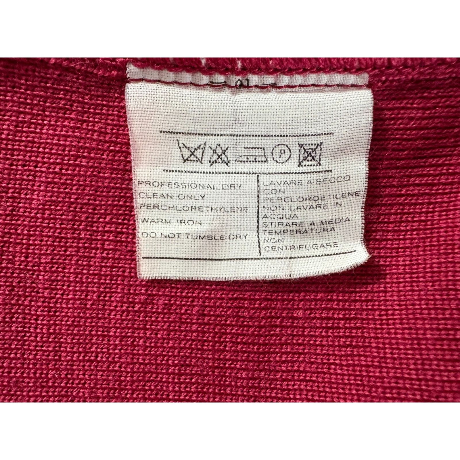 Salvatore Ferragamo Salvatore Ferragamo Wool Cardigan Sweater Size XL red Luxury Size XL / US 12-14 / IT 48-50 - 3 Thumbnail