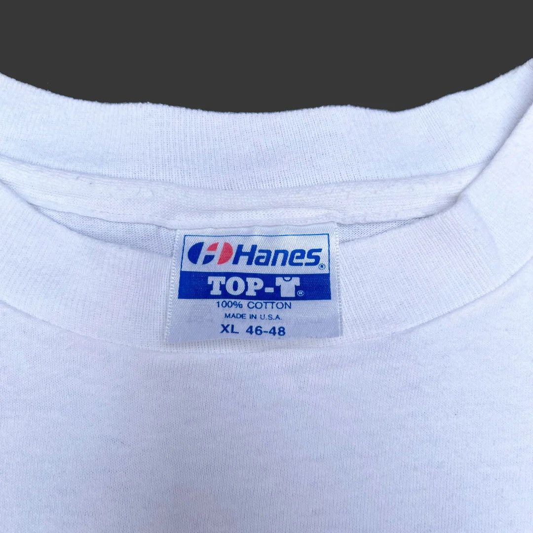 Hanes Ricola 1990 90s Vintage Logo USA Made Candy Promo T-Shirt Size US XL / EU 56 / 4 - 4 Thumbnail