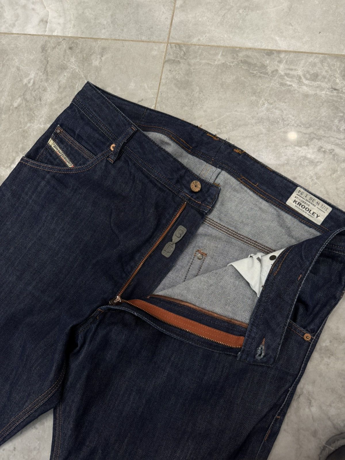 Diesel Vintage Diesel Industry Denim Jeans W36 L34 Y2K streetwear Size US 36 / EU 52 - 5 Thumbnail