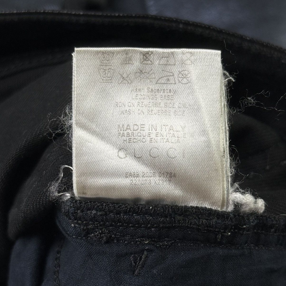 Gucci Gucci 2009 Metallic Blue Corduroy Panel Pants Size 30" / US 8 / IT 44 - 13 Thumbnail