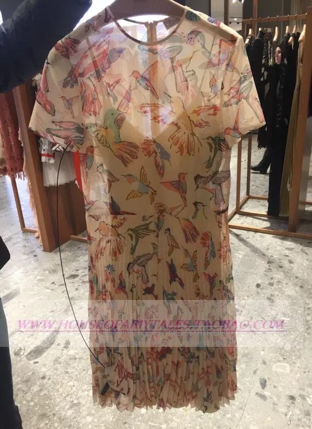 Valentino Valentino Bird print dress Size S / US 4 / IT 40 - 1 Thumbnail