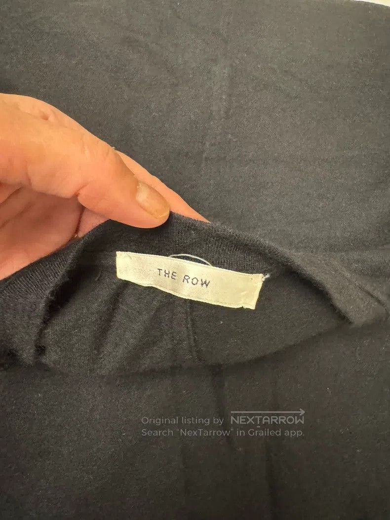 The Row The Row Black round neck and long sleeves Size M / US 6-8 / IT 42-44 - 2 Thumbnail