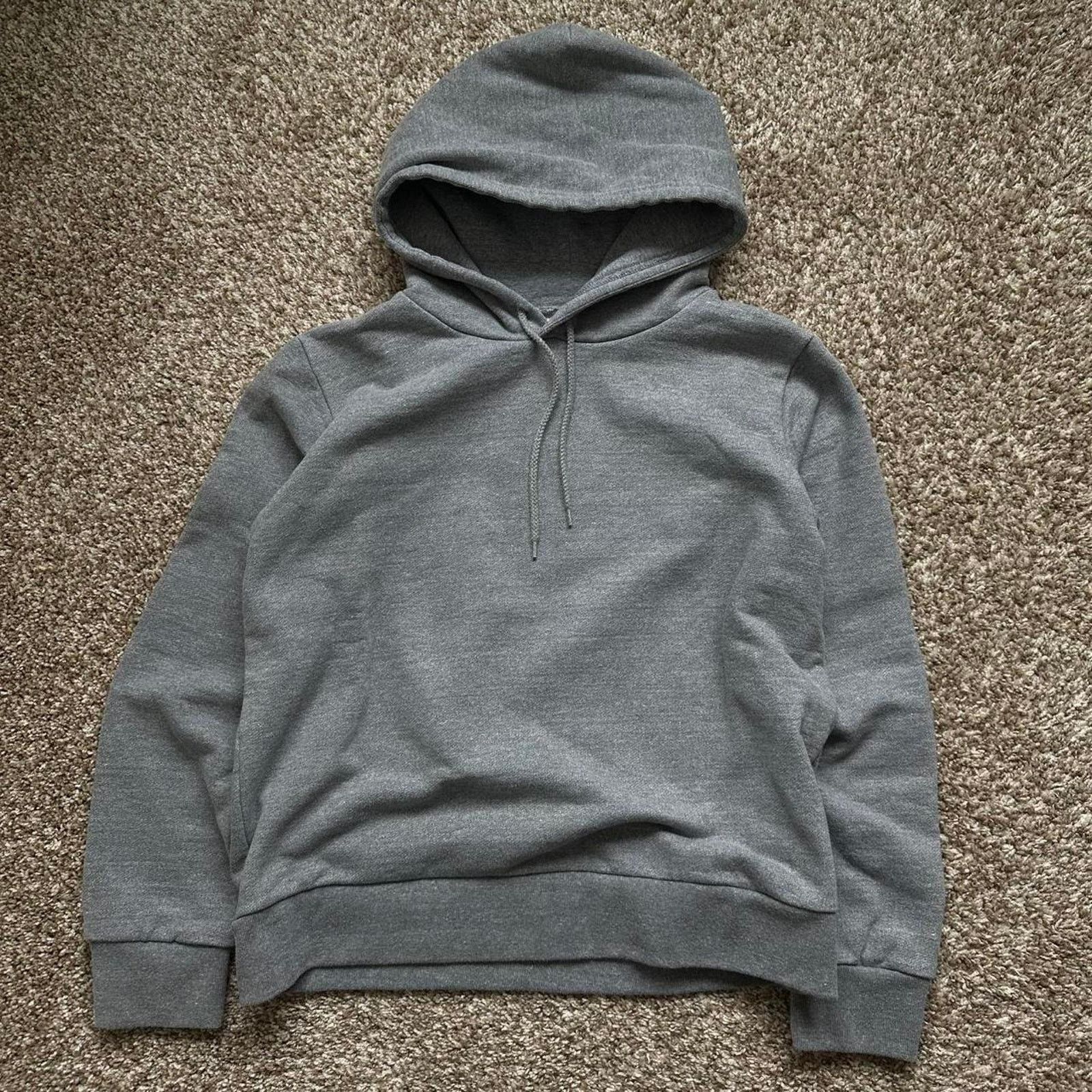 American Apparel Grey Blank Los Angeles Apparel Hoodie Pullover Sweatshirt Size US M / EU 48-50 / 2 - 3 Thumbnail