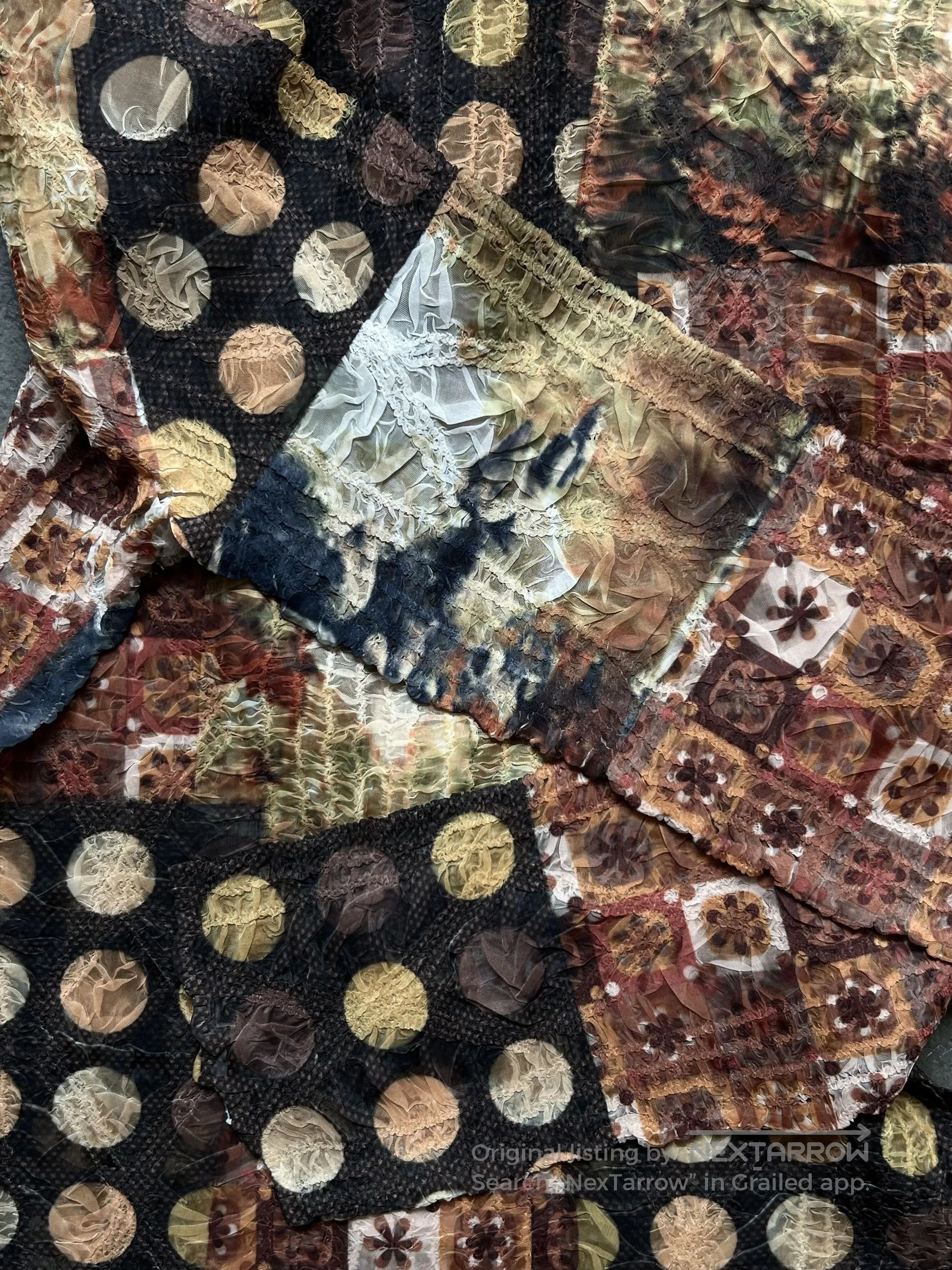 Yoshio Kubo patterned pleated shirt by yoshiki hishinuma. Size US M / EU 48-50 / 2 - 7 Thumbnail