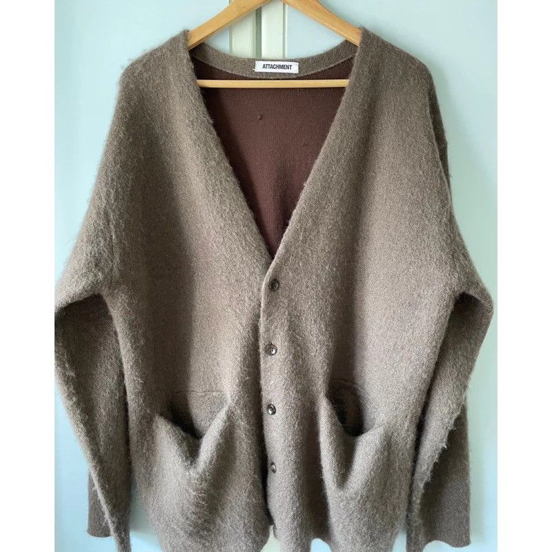 Attachment Men’s 🇯🇵 Attachment Mohair Wool Cardigan Sz 2 Size US M / EU 48-50 / 2 - 3 Thumbnail