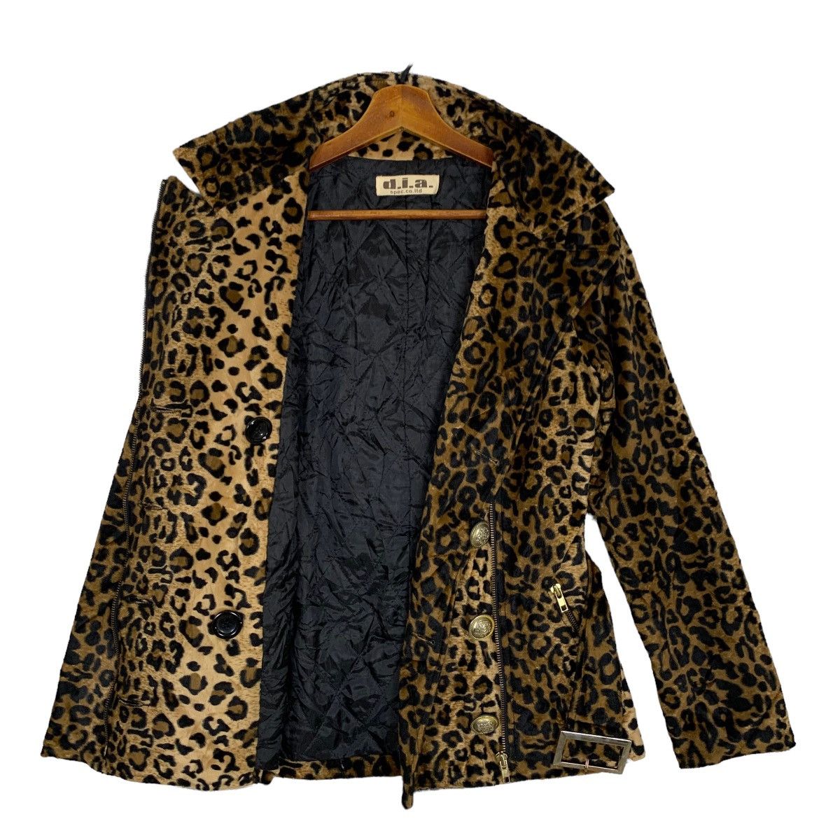 If Six Was Nine Vintage d.i.a. Leopard Fur Double Breasted Jacket Size S Size S / US 4 / IT 40 - 7 Thumbnail