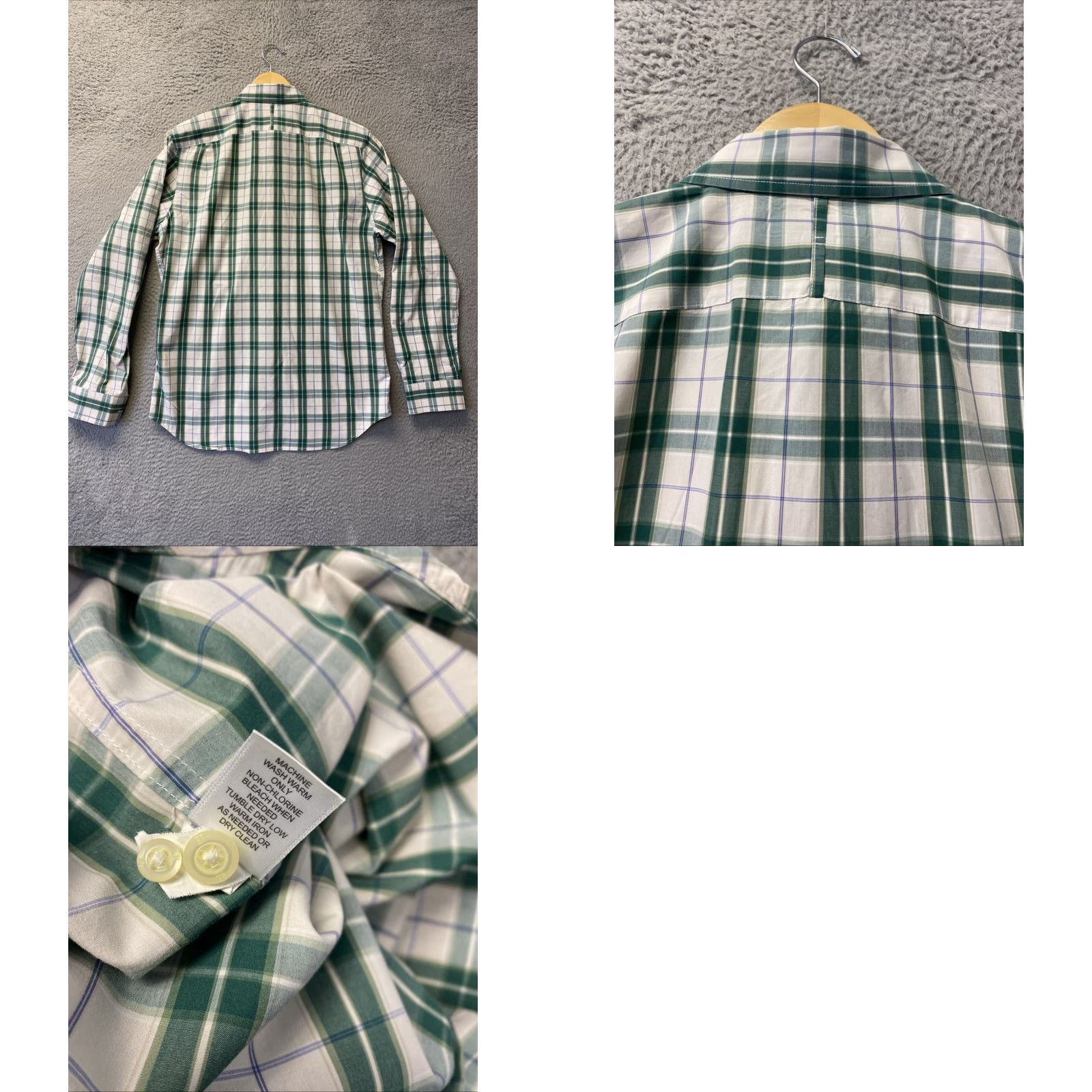 Banana Republic Banana Republic Shirt Green Plaid Checkered Size M Long Sleeve Button-Up Mens Size US M / EU 48-50 / 2 - 8 Thumbnail