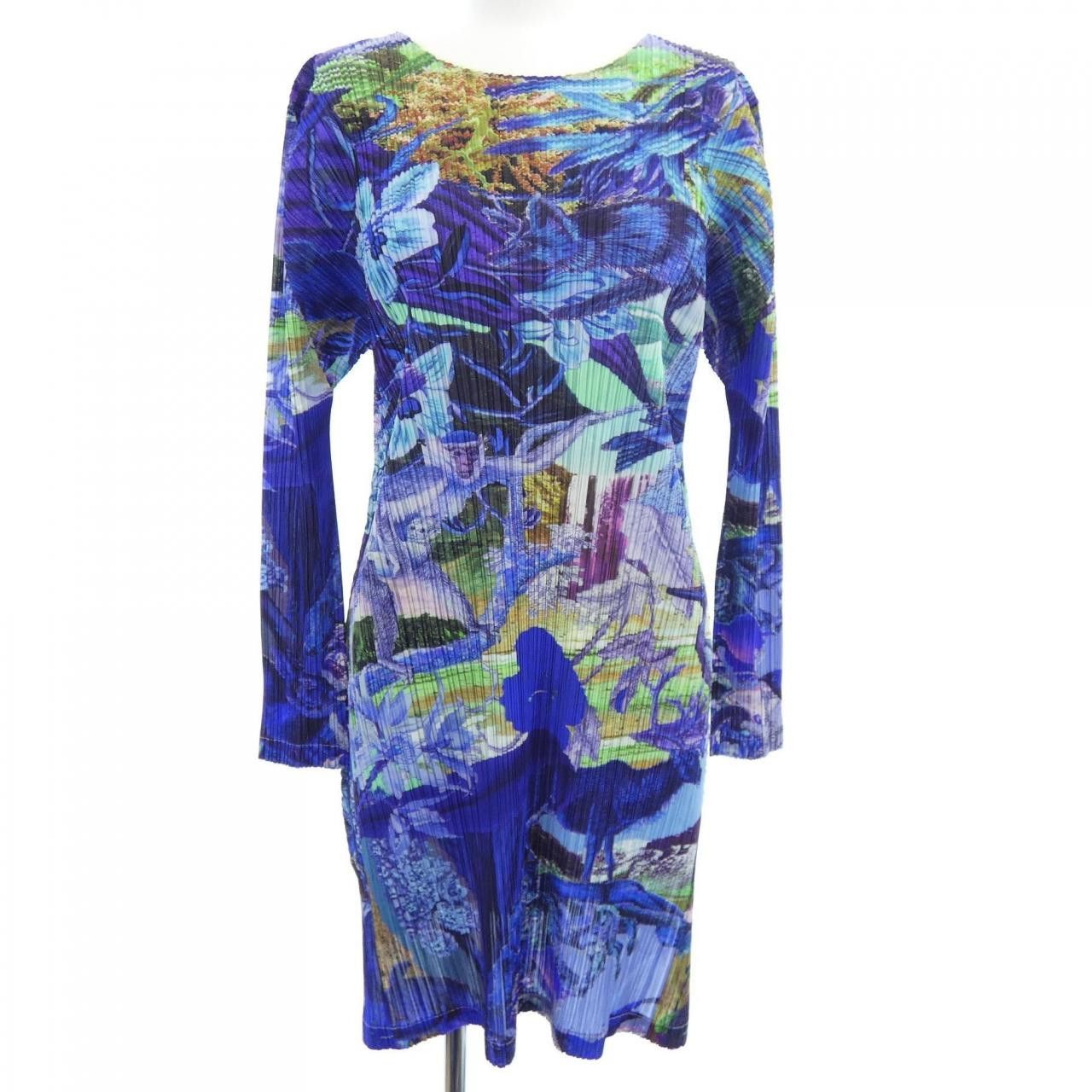 Other Other PLEATS PLEASE AURORA JUNGLE Dress Textile Dresses PP33JT721 DUTY FREE for USA Size ONE SIZE - 1 Thumbnail