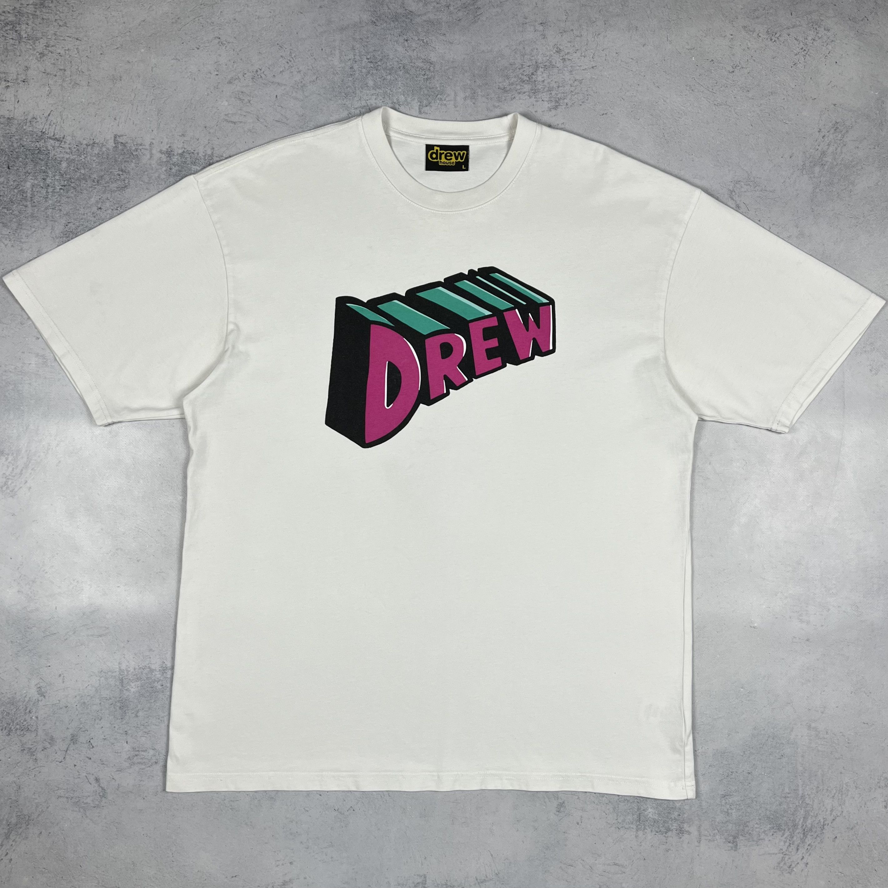 Drew House Drew House Script Big Logo T Shirt Size US L / EU 52-54 / 3 - 2 Thumbnail