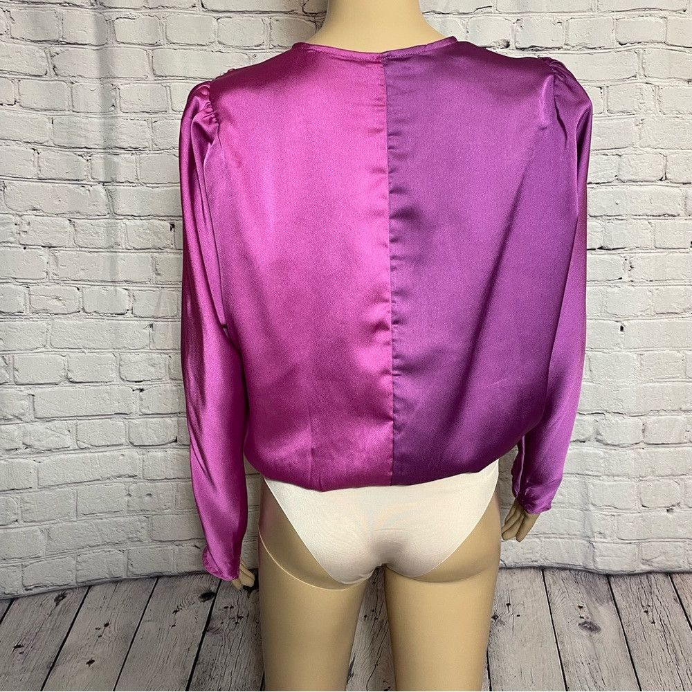 Other NWT New Strut & Bolt Two-Tone Bodysuit Dark Light Purple Si Size M / US 6-8 / IT 42-44 - 5 Thumbnail