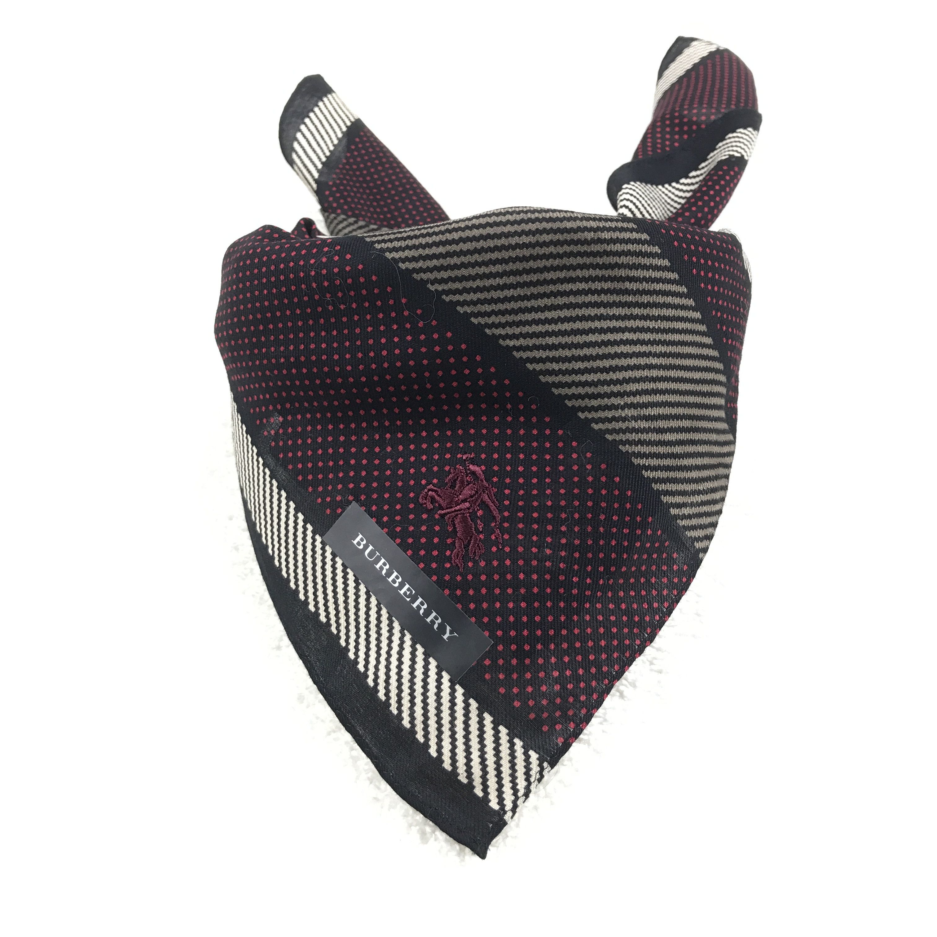 Burberry × Vintage Vintage Burberry Bandana Neckerchief Handkerchief Size ONE SIZE - 4 Thumbnail