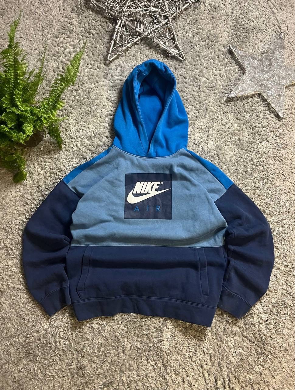 Nike × Vintage Vintage 00s Nike Hoodie Rare Big Logo Swoosh Size US S / EU 44-46 / 1 - 1 Thumbnail