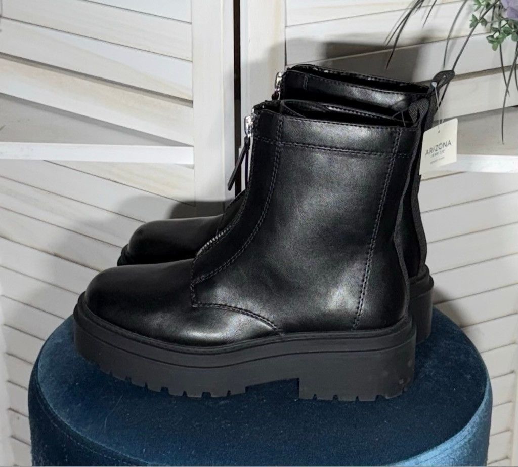 Arizona Jean Co. NWT women's Xander block heel motorcycle combat boots sz 9 Size US 9 / IT 39 - 1 Thumbnail