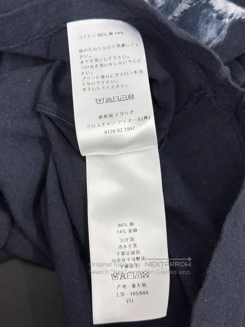 Dior Dior Blue tie-dyed printed short-sleeved T-shirt Size S / US 4 / IT 40 - 6 Thumbnail