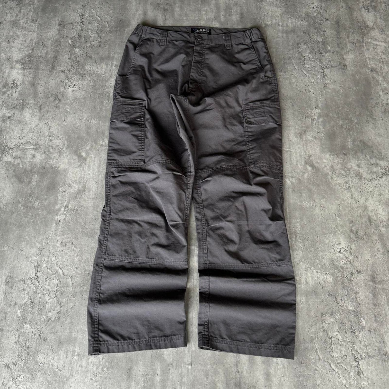 JNCO × Japanese Brand × Vintage Vintage Y2K LAPG Double Knee Technical Cargo Utility Pants Size US 34 / EU 50 - 1 Thumbnail