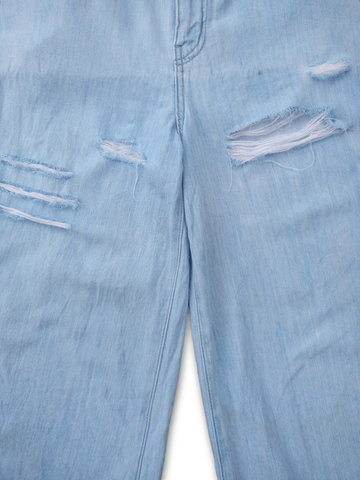 Japanese Brand × Uniqlo Vintage Japanese Uniqlo Wide Leg Baggy Flare Jeans 24x26 Size 24" / US 00 / IT 34 - 7 Thumbnail