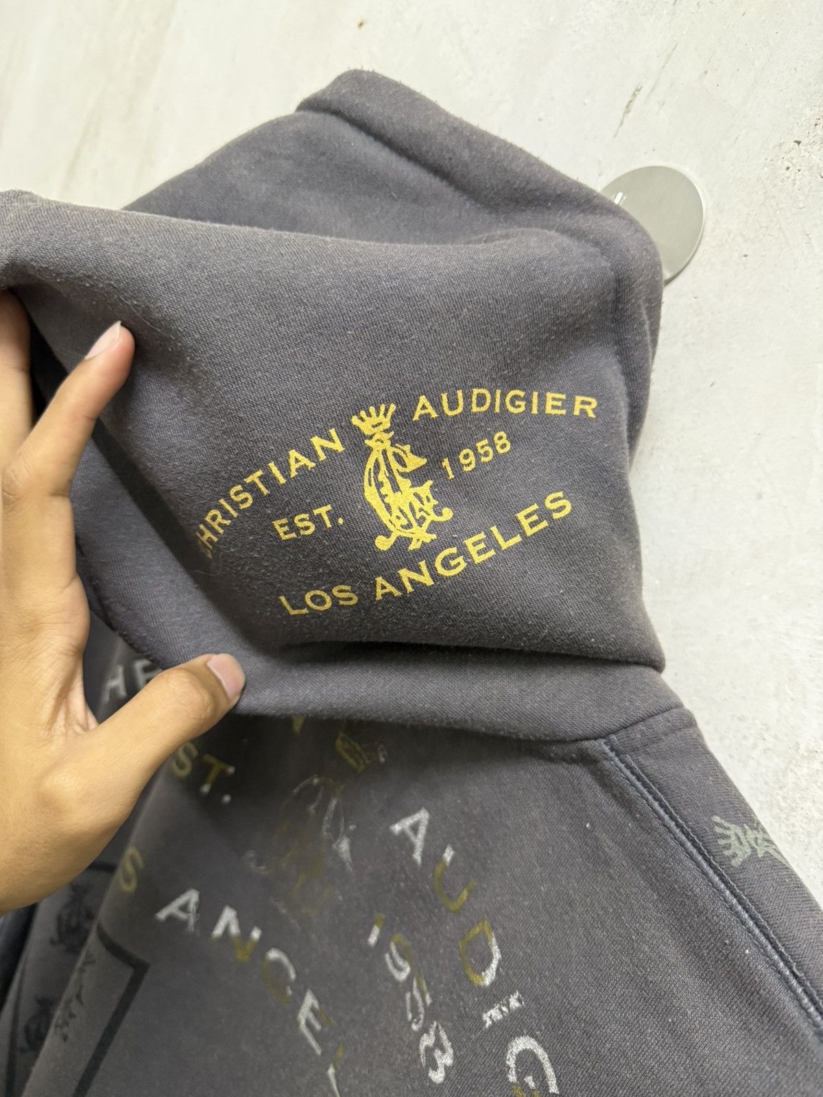 Christian Audigier 2000s Christian Audigier Zip Up y2k Hoodie Size US L / EU 52-54 / 3 - 8 Thumbnail
