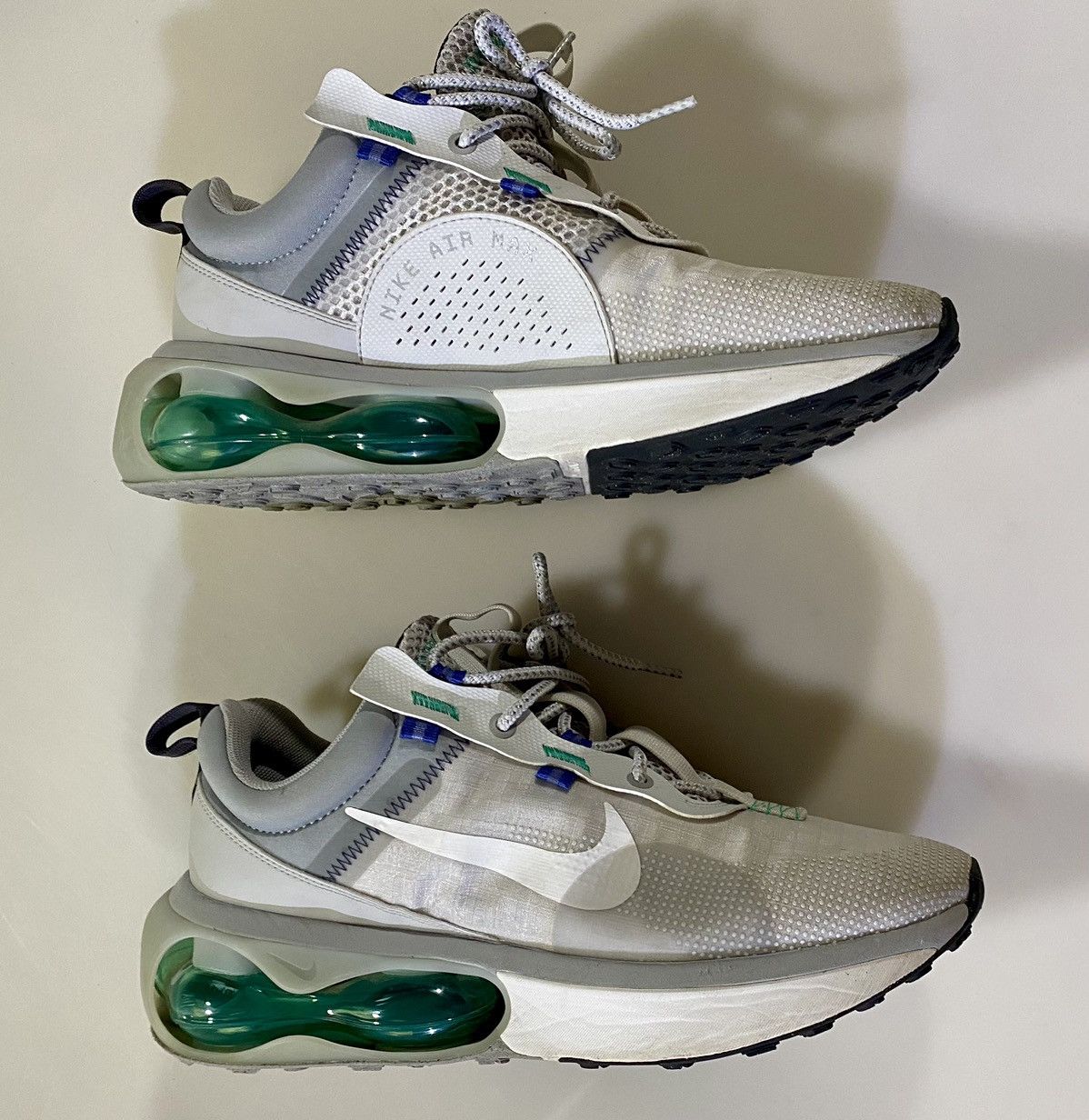 Nike VGC Nike Air Max 2021 Photon Dust Clear Emerald 10.5 Size US 10.5 / EU 43-44 - 5 Thumbnail