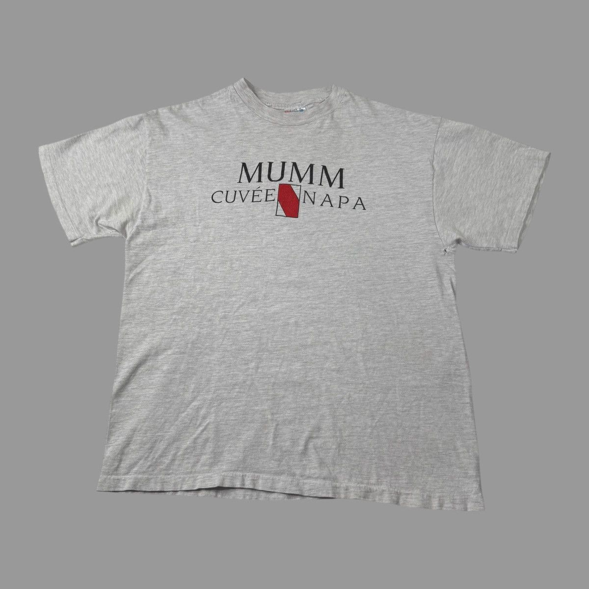 Vintage Vintage 1990s gray college T-shirt Size US L / EU 52-54 / 3 - 1 Thumbnail