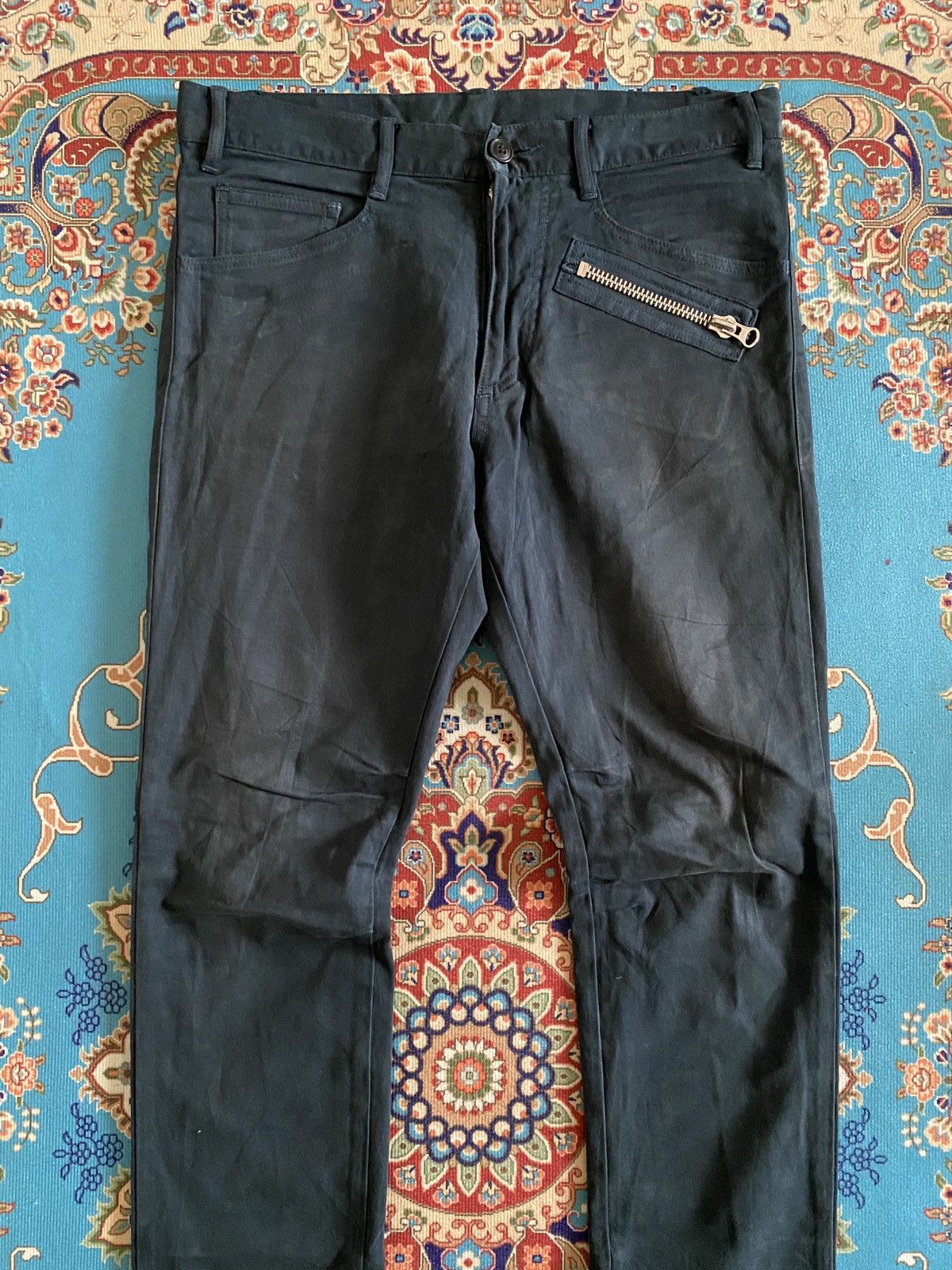 Japanese Brand Japanese Brand 291295 Homme Skinny Pant Size US 31 - 4 Thumbnail