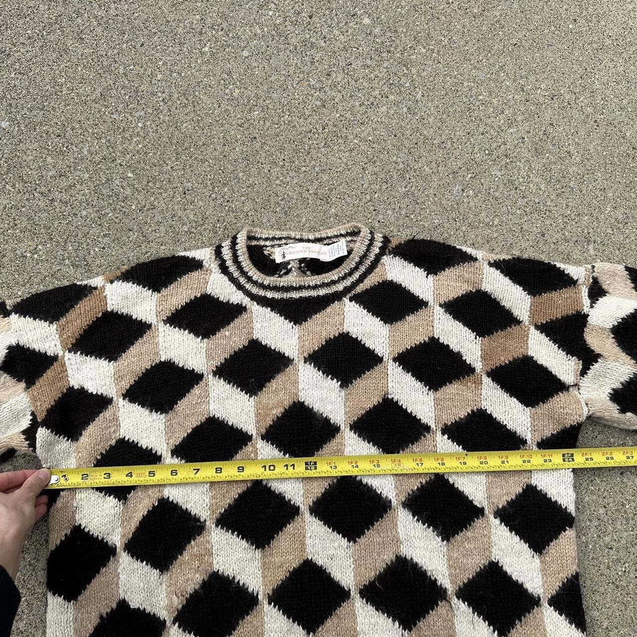 Handmade Handmade alpaca wool sweater - one of a kind Size US XL / EU 56 / 4 - 4 Thumbnail