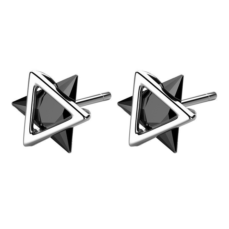 Jewelry × Sterling Silver Matchless Earrings One Pairs Chrome Jewelry Size ONE SIZE - 4 Thumbnail