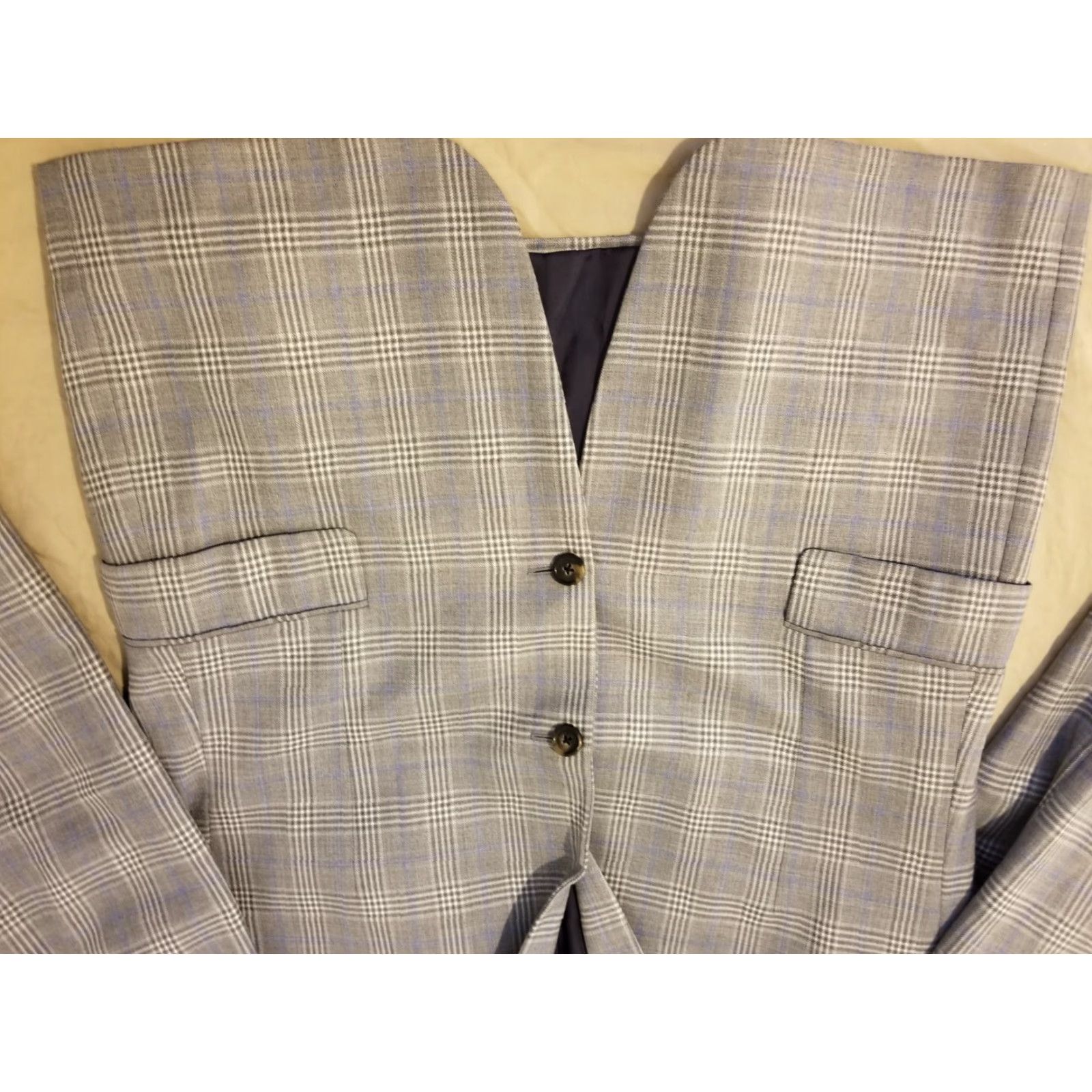 Brooks Brothers Brooks Brothers Blazer 43R Gray Mens Jacket Two Piece Regular Size 43R Brooks Brothers Blazer Mens Gray 2 Piece Jacket Size 46R - 3 Thumbnail
