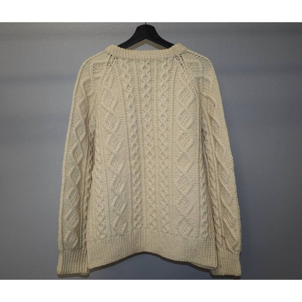 Vintage Vintage Glencraft Wool Cardigan Women’s M Ivory Handknit Size M / US 6-8 / IT 42-44 - 2 Thumbnail