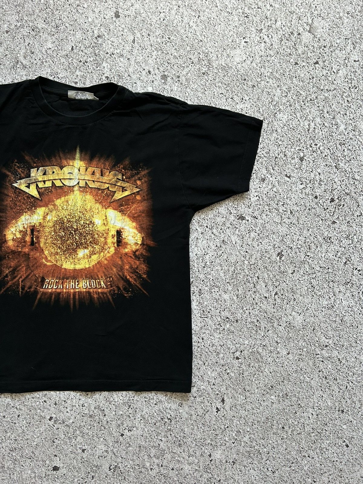 Band Tees × Vintage Vintage Krokus Rock The Block European Tour 2003 T-Shirt Size US M / EU 48-50 / 2 - 3 Thumbnail