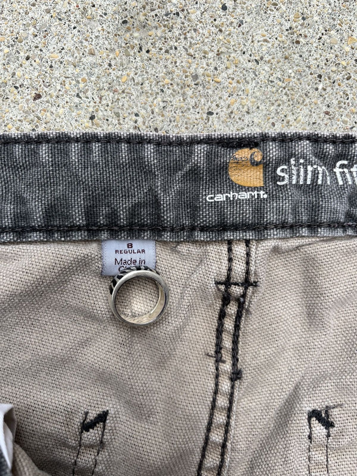 Carhartt Distressed Carhartt Double Knee Slim Fit Size 30" / US 8 / IT 44 - 4 Thumbnail