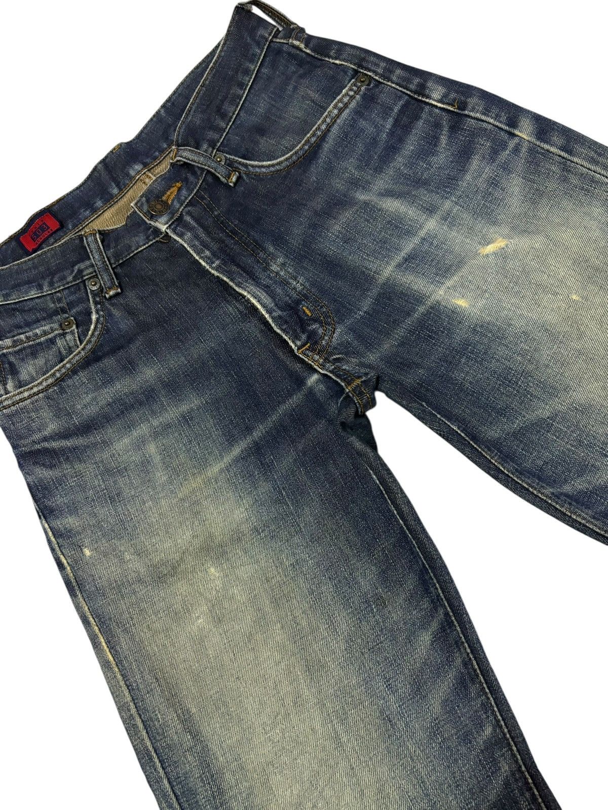 Edwin Vtg Edwin Japan 503 Distressed Jeans Size US 28 / EU 44 - 3 Thumbnail