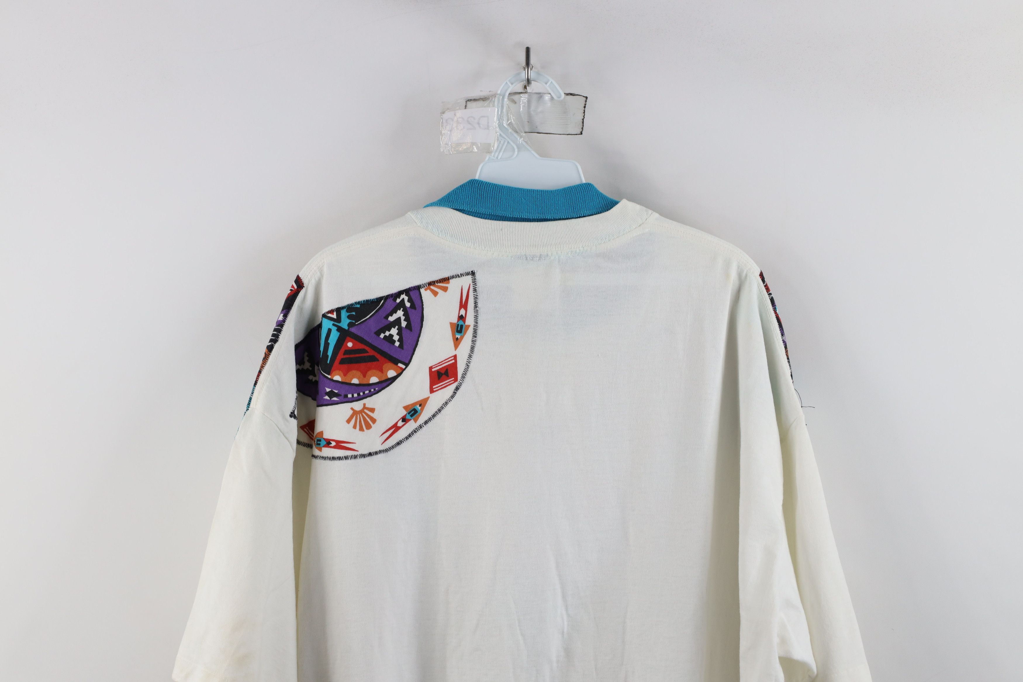 Vintage Vintage 90s Rockabilly Southwestern Collared Polo USA Size 4XL / US 24-26 - 12 Thumbnail