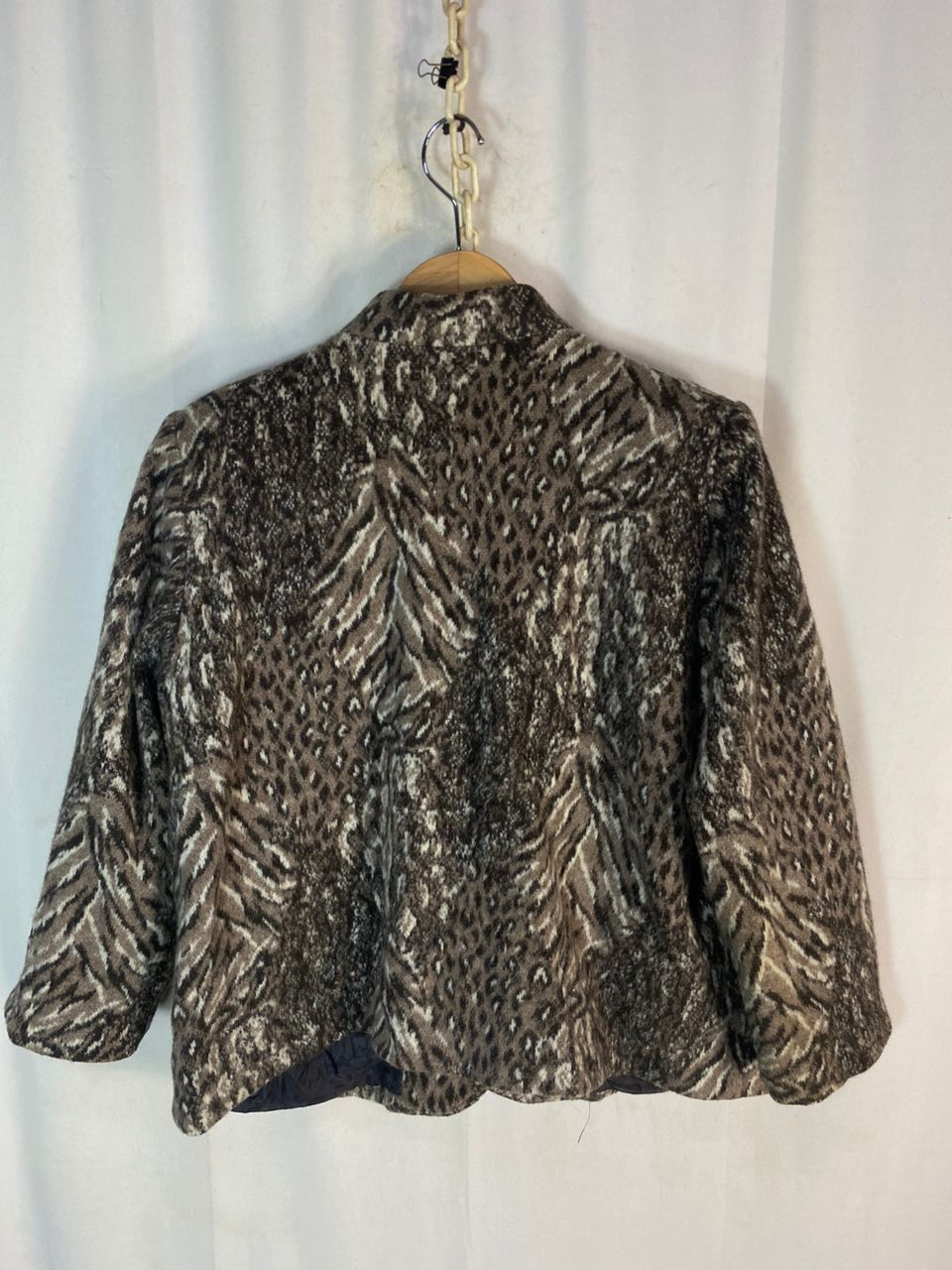Japanese Brand Leopard fullprint button up jacket by Tokyo look Size L / US 10 / IT 46 - 15 Thumbnail