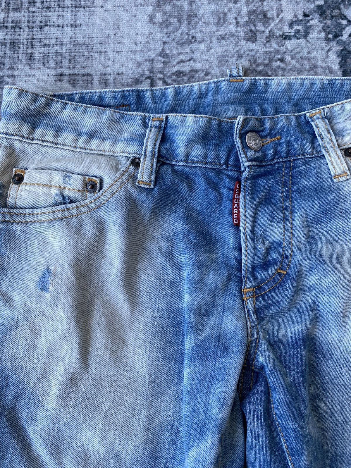 Dsquared2 Dsquared2 Bleached Distressed Jeans Size 30" / US 8 / IT 44 - 8 Thumbnail