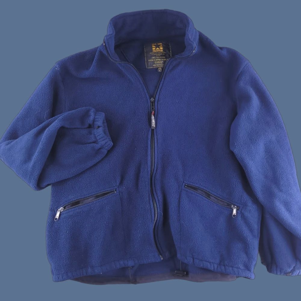 Propper VINTAGE Propper Foul Weather Jacket Mens Large Liner Full Zip USA Military Fleece Size US L / EU 52-54 / 3 - 1 Thumbnail