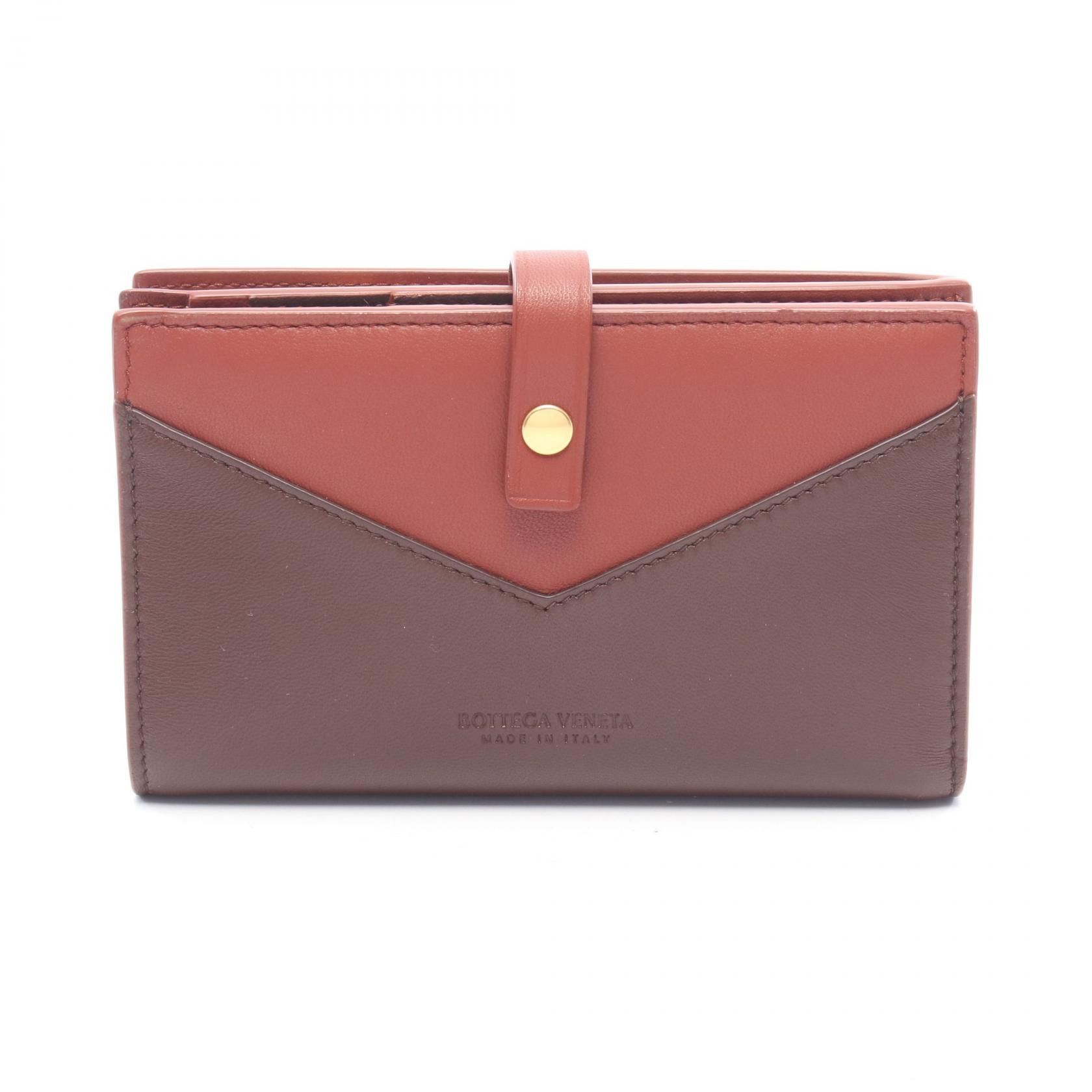Bottega Veneta Bottega Veneta Bottega Veneta Leather Bifold Wallet Leather Short Wallet 608263 DUTY FREE for USA Size ONE SIZE - 1 Thumbnail
