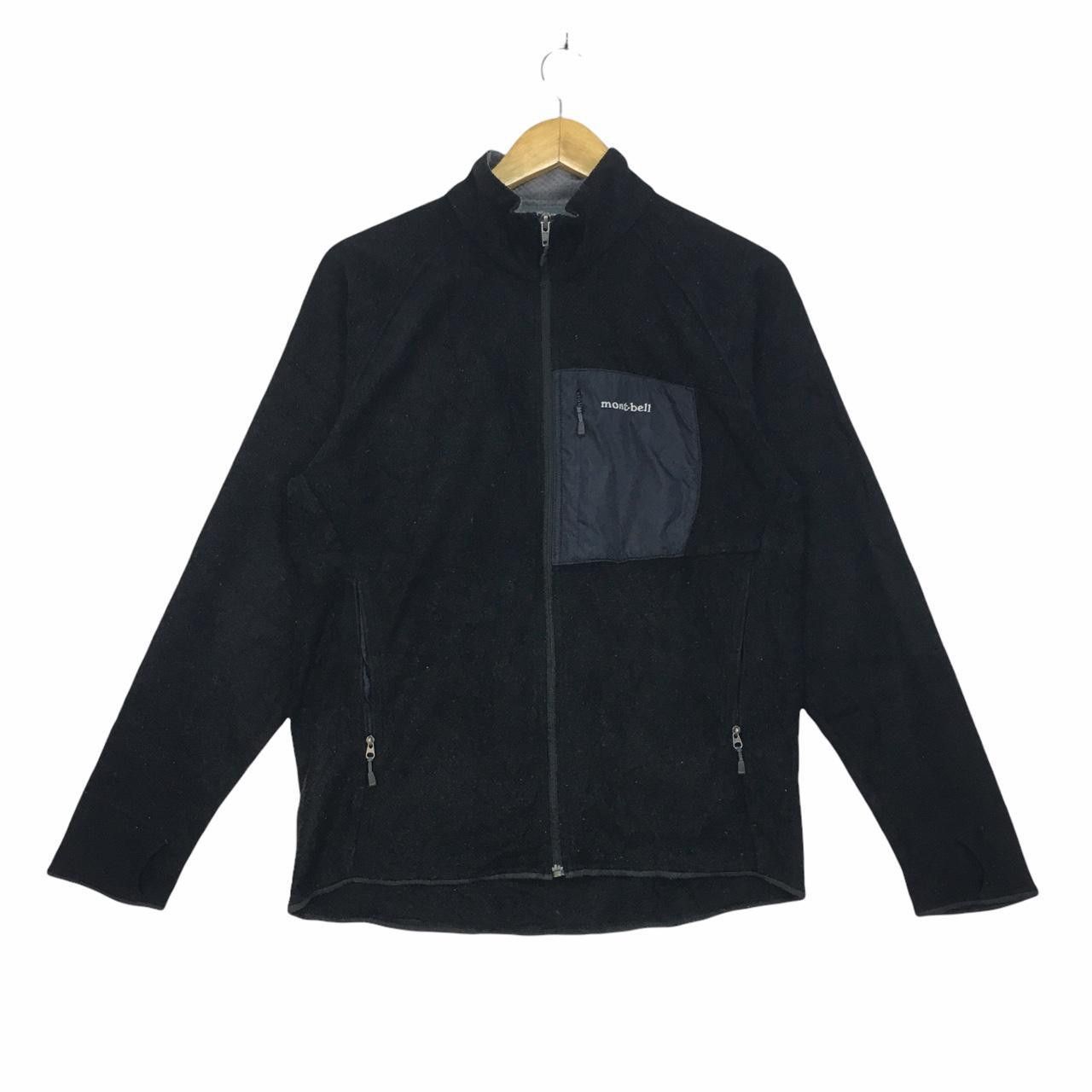 Montbell Vtg MONT-BELL CLIMAPLUS Zip Up Fleece Jacket Spell Out Size M / US 6-8 / IT 42-44 - 1 Thumbnail