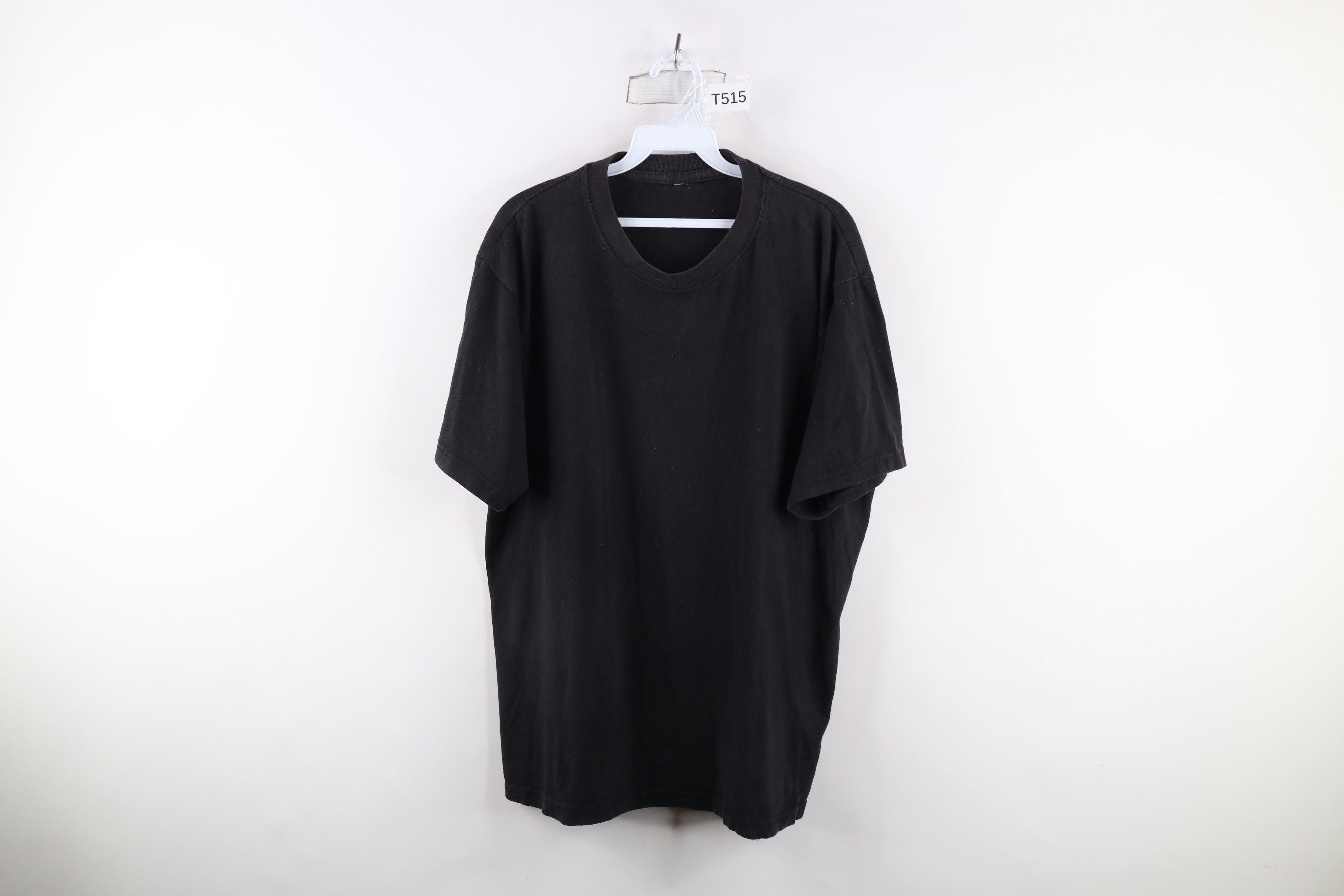 Vintage Vintage 90s Streetwear Short Sleeve T-Shirt Black Cotton Size US XL / EU 56 / 4 - 1 Thumbnail