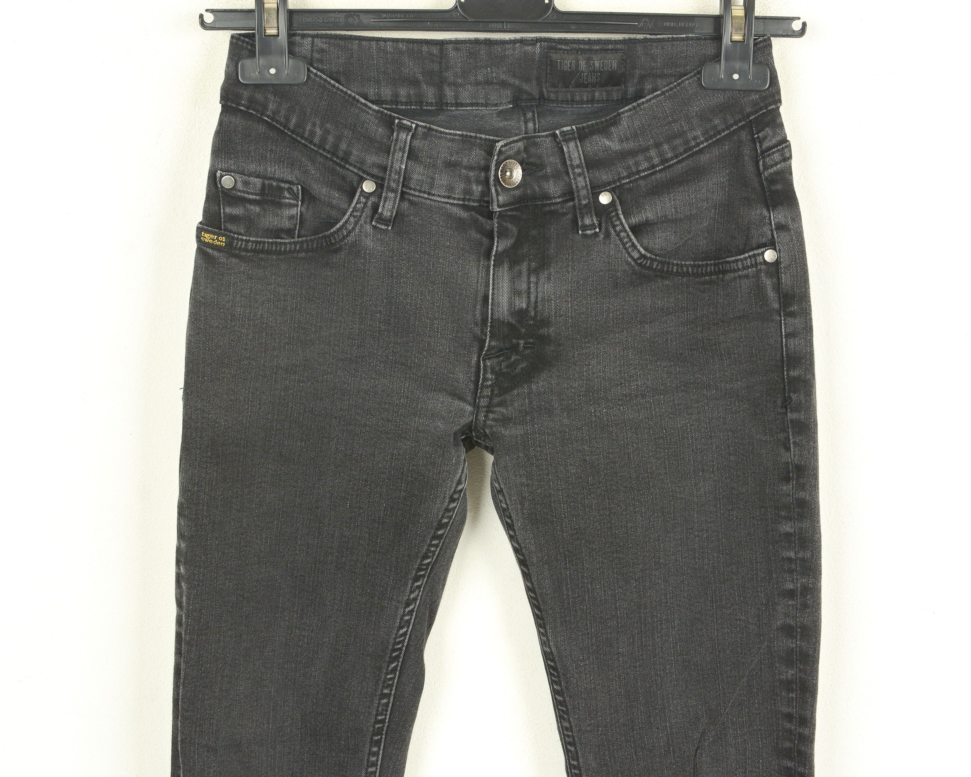 Tiger of Sweden Slender Women W28 L32 Slim Fit Jeans Black Pants Trousers Size 28" / US 6 / IT 42 - 2 Thumbnail