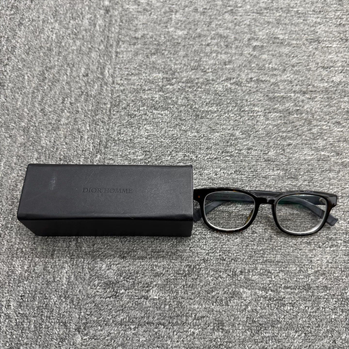 Dior Dior Black Frame Plain Glasses Size ONE SIZE - 1 Thumbnail