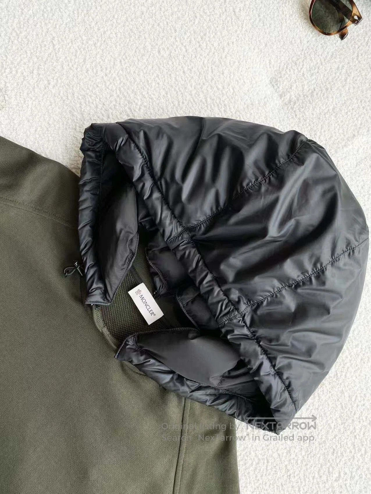 Moncler Moncler Color-blocked sleeve label hoodie| Size L / US 10 / IT 46 - 4 Thumbnail