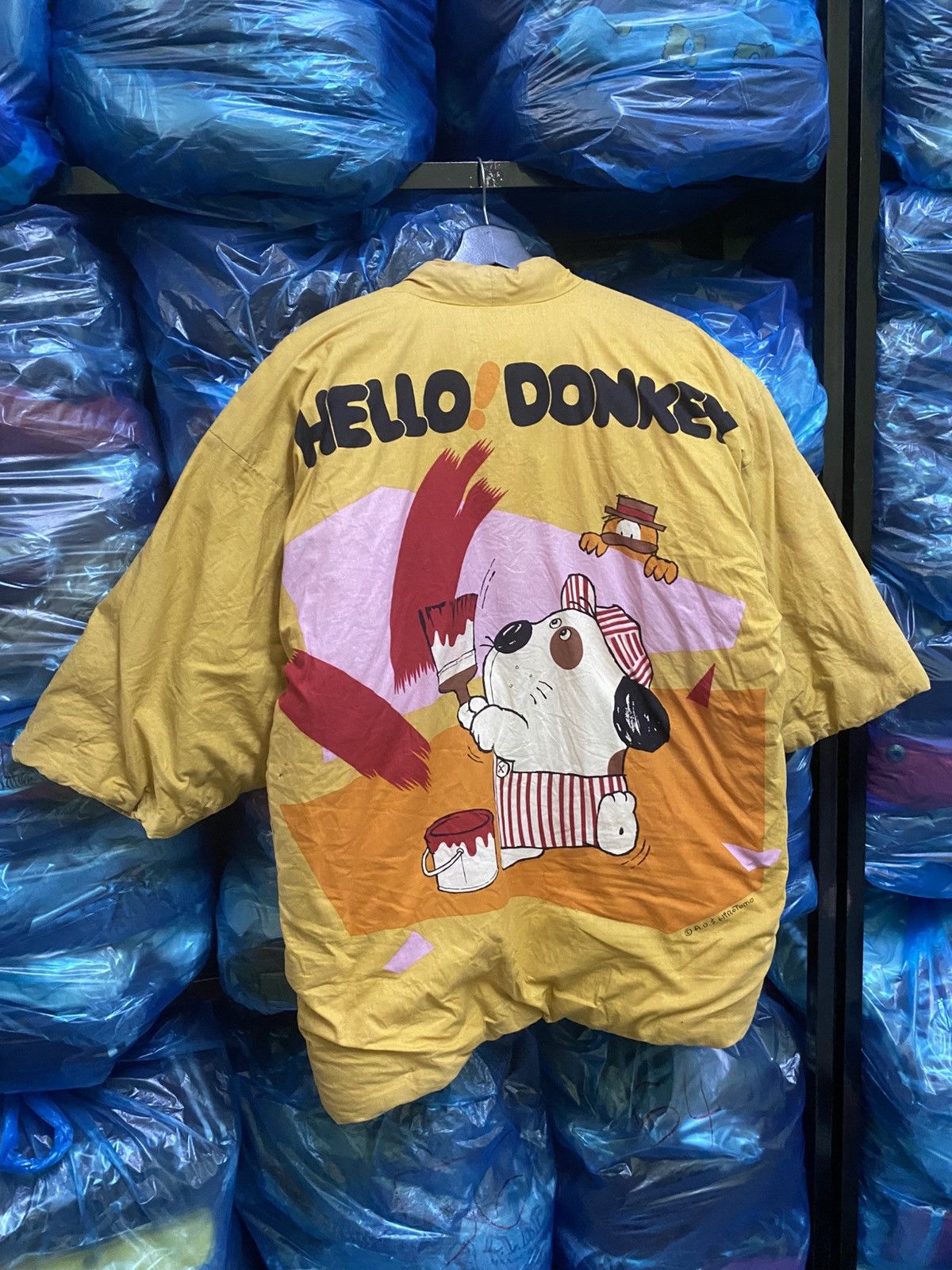 Vintage Vintage Japanese Samue Jacket “Hello Donkey” Dog Graphic Size US S / EU 44-46 / 1 - 9 Thumbnail