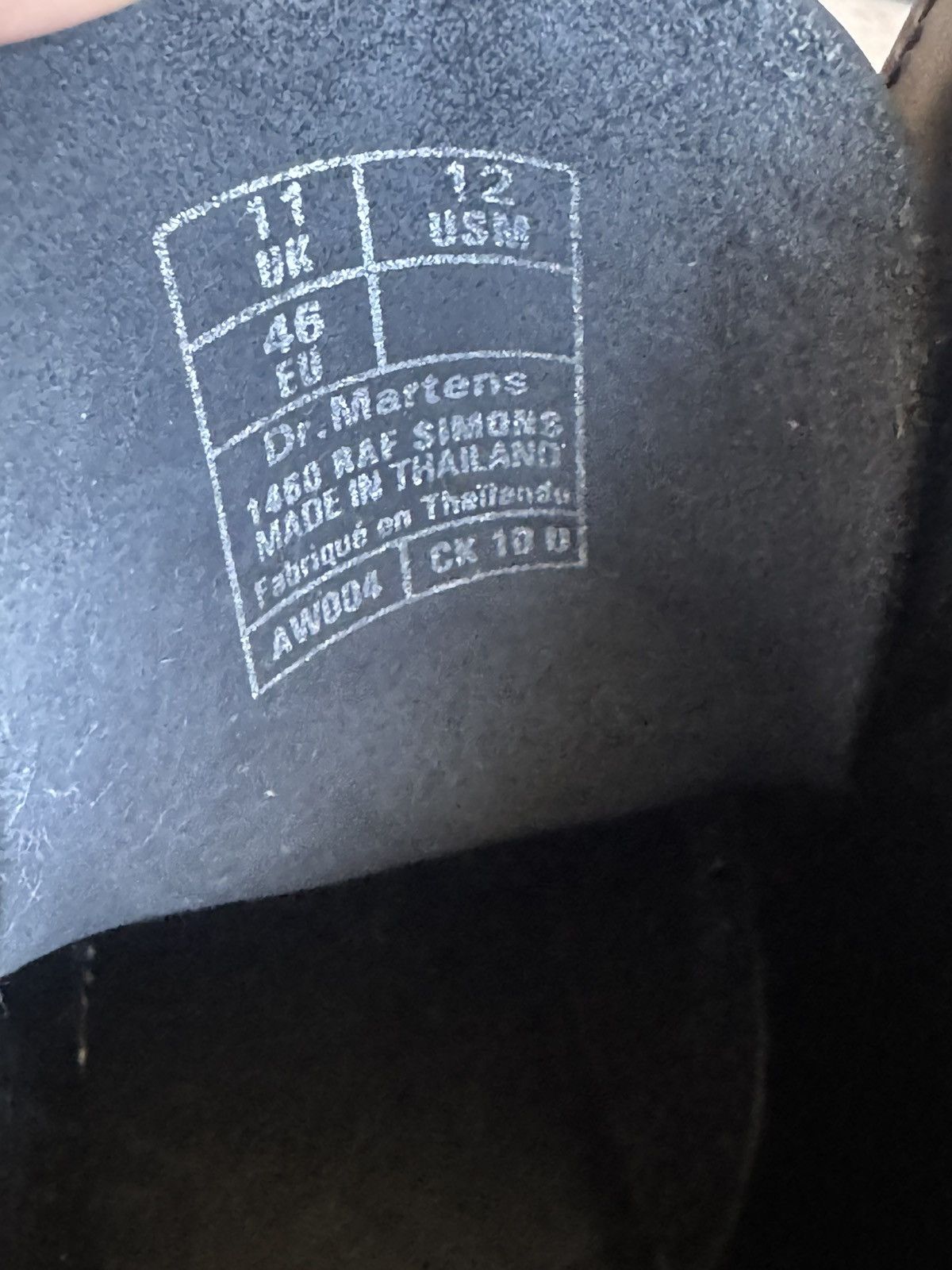 Dr. Martens × Raf Simons 1460 Raf Simon Boots Size US 12 / EU 45 - 7 Thumbnail