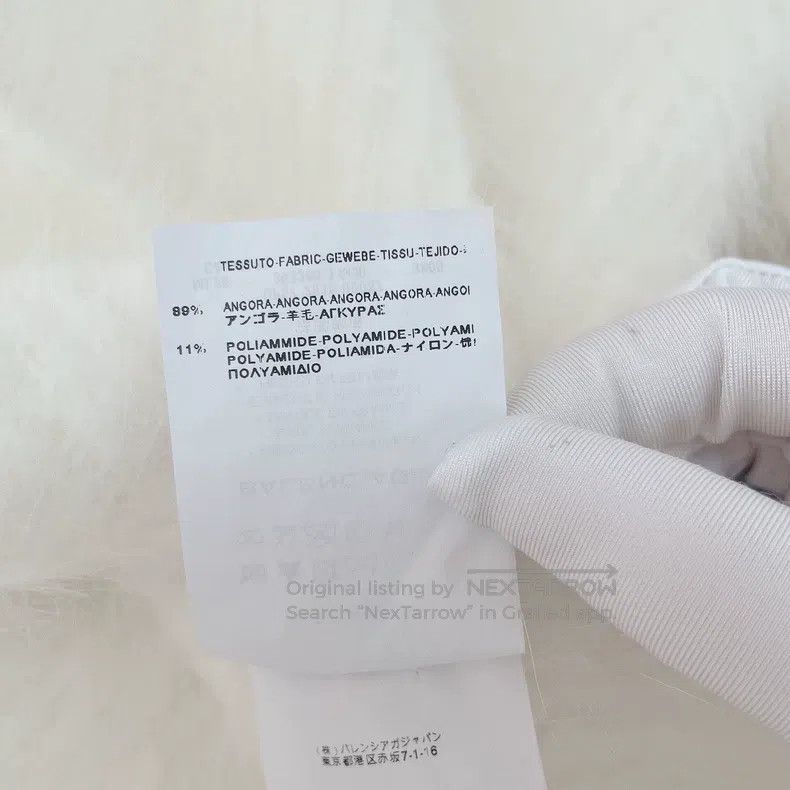 Balenciaga Balenciaga White Fuzzy Knit Top Size XS / US 0-2 / IT 36-38 - 9 Thumbnail