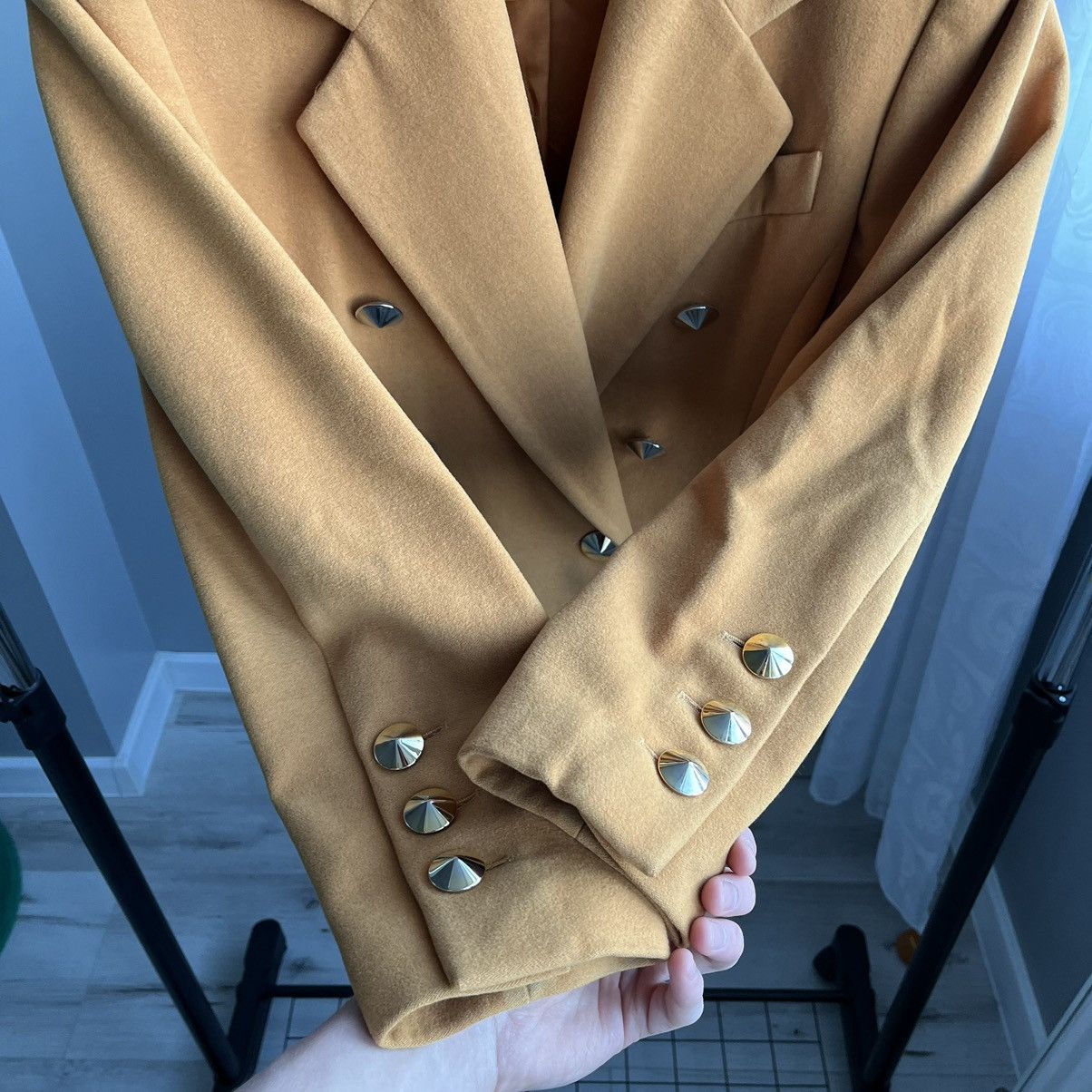 Escada × Vintage Escada Vintage Cashmere Cashgora Wool Blazer Button Jacket Size M / US 6-8 / IT 42-44 - 5 Thumbnail