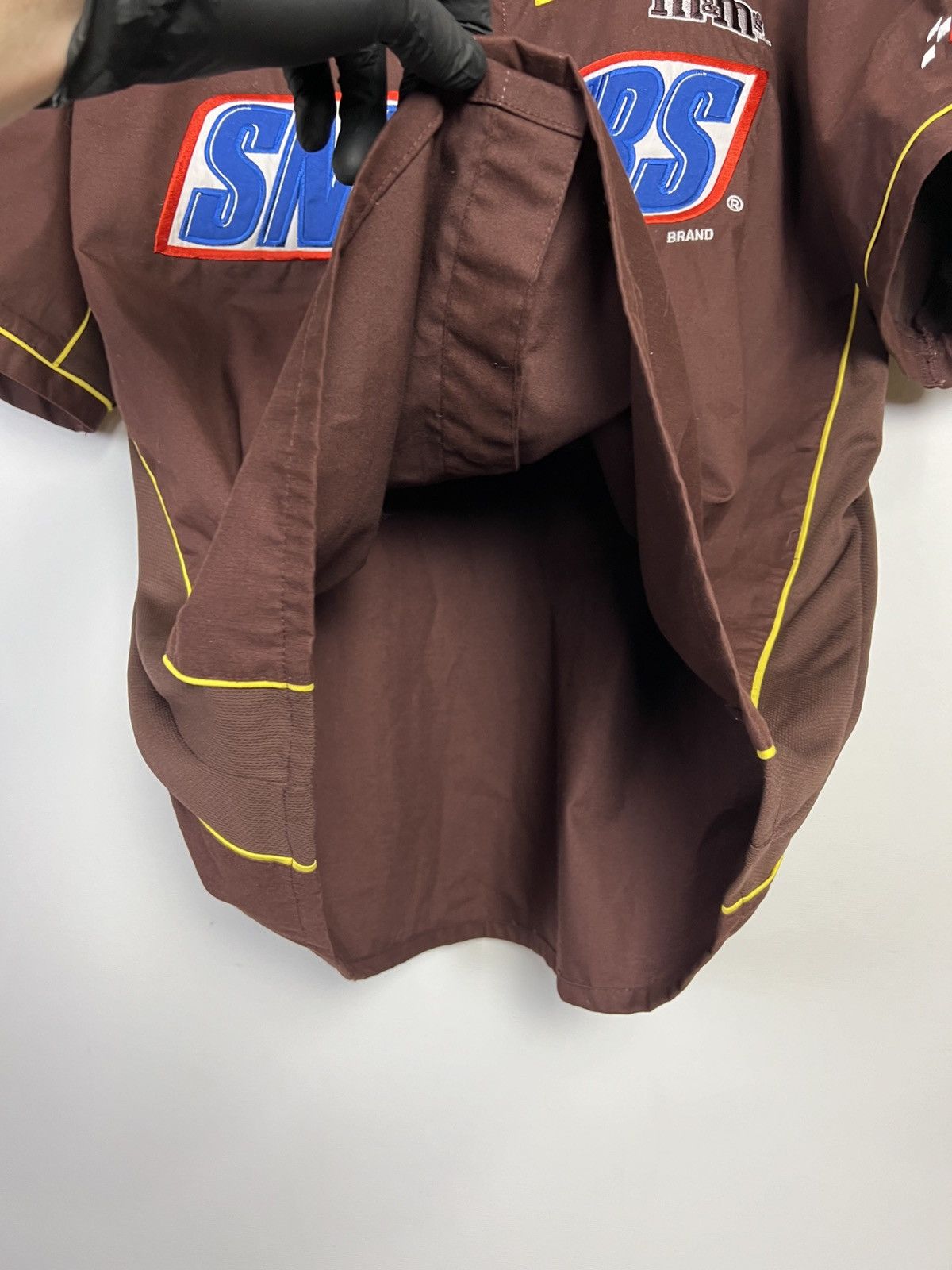 JH Design Vintage JH Design Snickers Moto Y2K brown Travis shirt Size US XL / EU 56 / 4 - 10 Thumbnail
